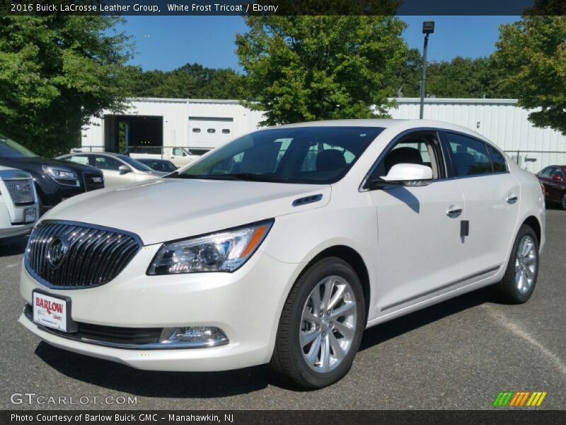 White Frost Tricoat / Ebony 2016 Buick LaCrosse Leather Group