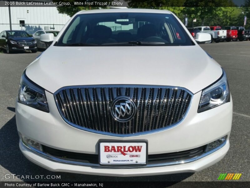 White Frost Tricoat / Ebony 2016 Buick LaCrosse Leather Group