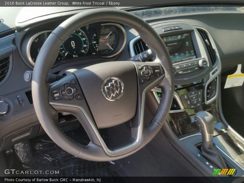 White Frost Tricoat / Ebony 2016 Buick LaCrosse Leather Group