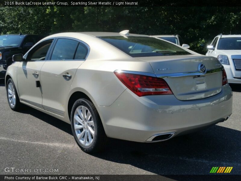 Sparkling Silver Metallic / Light Neutral 2016 Buick LaCrosse Leather Group