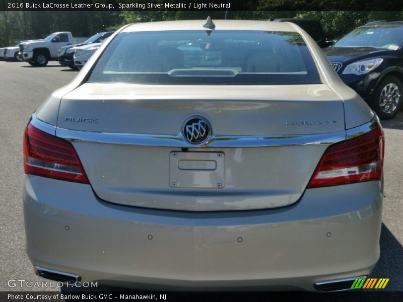 Sparkling Silver Metallic / Light Neutral 2016 Buick LaCrosse Leather Group