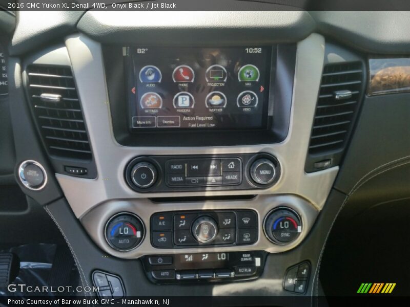 Controls of 2016 Yukon XL Denali 4WD