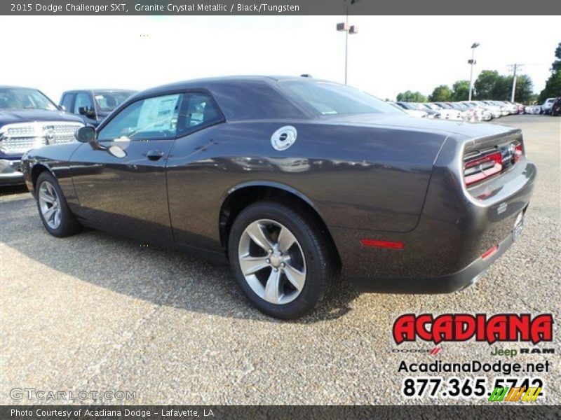 Granite Crystal Metallic / Black/Tungsten 2015 Dodge Challenger SXT