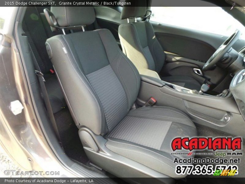 Granite Crystal Metallic / Black/Tungsten 2015 Dodge Challenger SXT