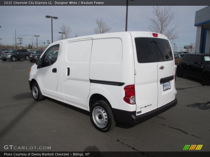 Designer White / Medium Pewter 2015 Chevrolet City Express LS