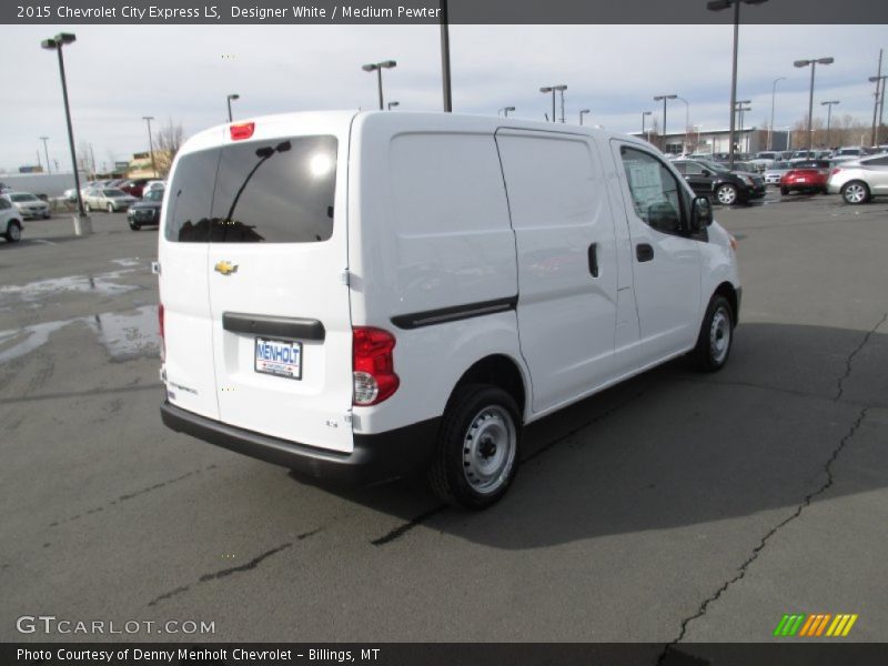 Designer White / Medium Pewter 2015 Chevrolet City Express LS