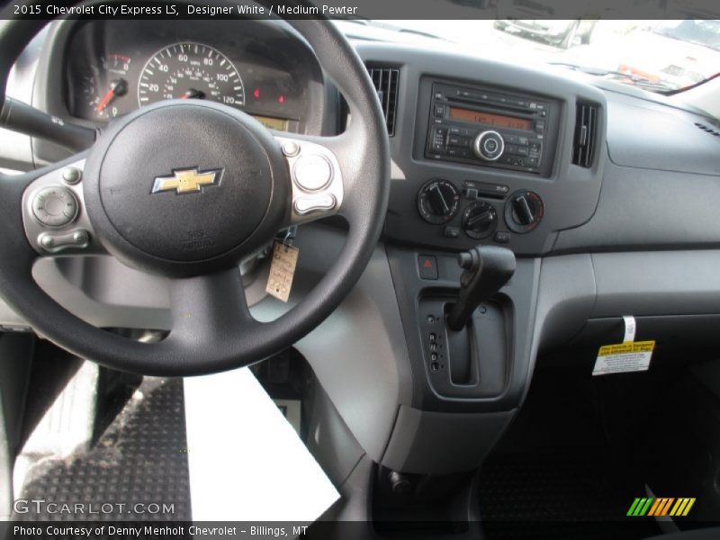 Designer White / Medium Pewter 2015 Chevrolet City Express LS