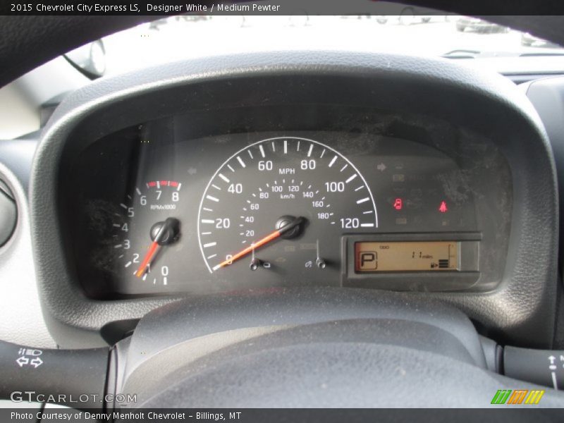 Designer White / Medium Pewter 2015 Chevrolet City Express LS