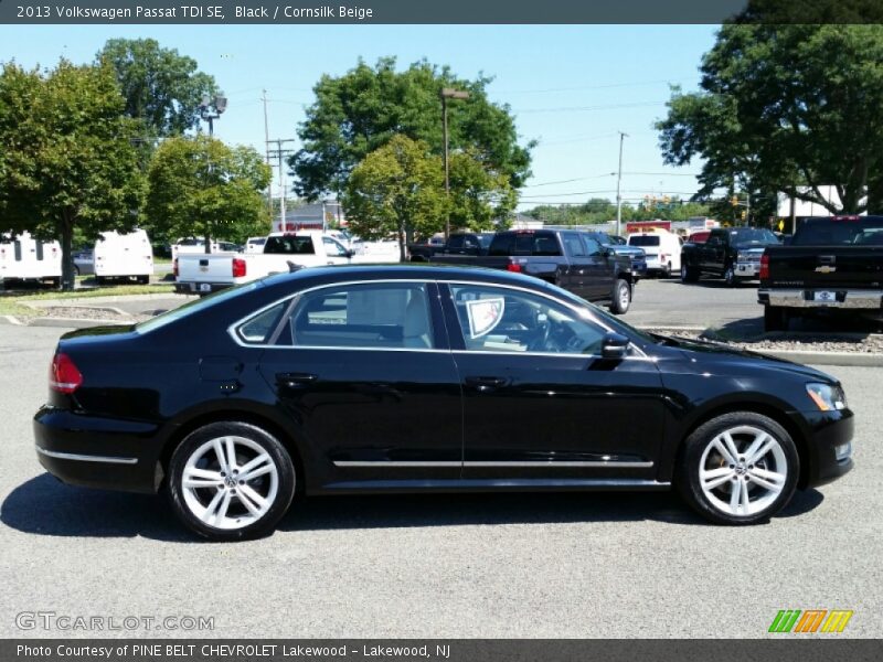 Black / Cornsilk Beige 2013 Volkswagen Passat TDI SE