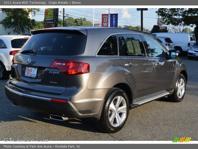 Grigio Metallic / Ebony 2011 Acura MDX Technology