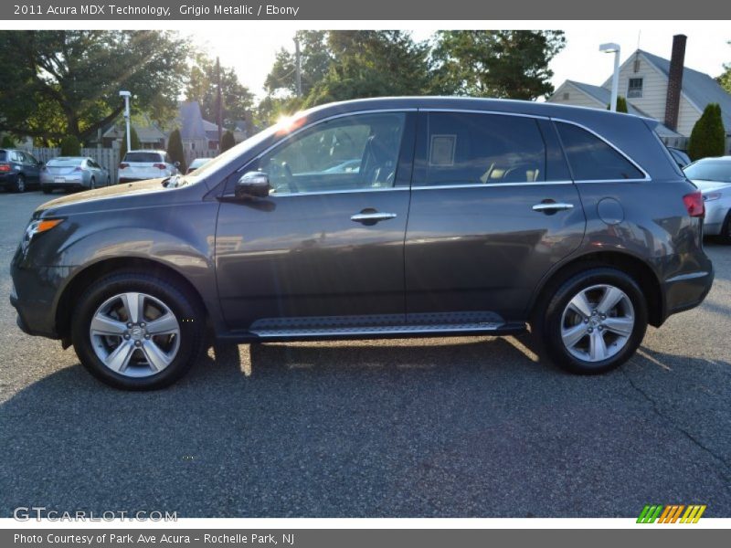 Grigio Metallic / Ebony 2011 Acura MDX Technology