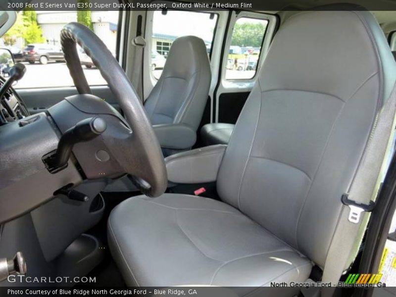 Oxford White / Medium Flint 2008 Ford E Series Van E350 Super Duty XL Passenger