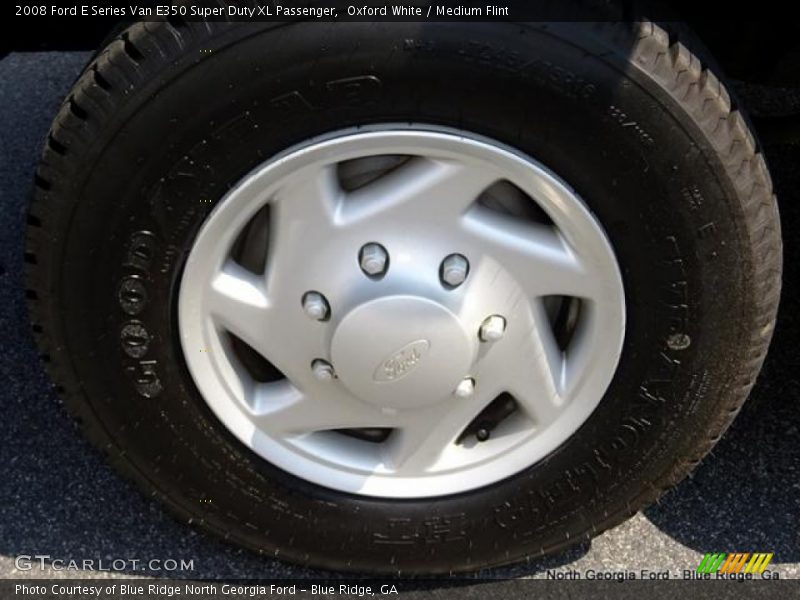 Oxford White / Medium Flint 2008 Ford E Series Van E350 Super Duty XL Passenger