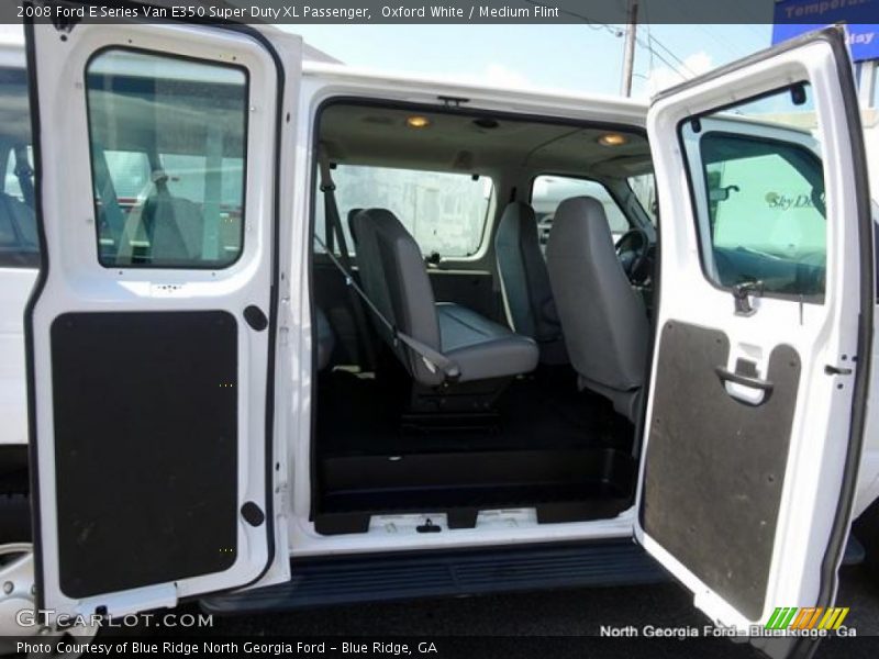 Oxford White / Medium Flint 2008 Ford E Series Van E350 Super Duty XL Passenger