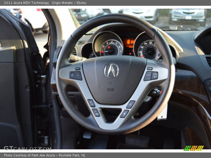 Grigio Metallic / Ebony 2011 Acura MDX Technology
