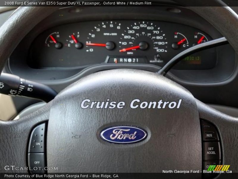 Oxford White / Medium Flint 2008 Ford E Series Van E350 Super Duty XL Passenger