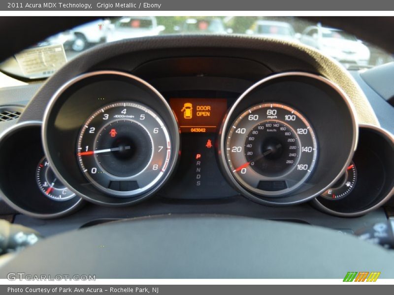 Grigio Metallic / Ebony 2011 Acura MDX Technology