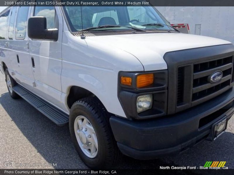 Oxford White / Medium Flint 2008 Ford E Series Van E350 Super Duty XL Passenger