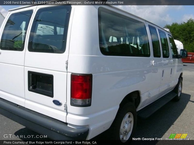 Oxford White / Medium Flint 2008 Ford E Series Van E350 Super Duty XL Passenger