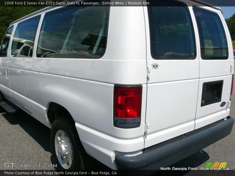 Oxford White / Medium Flint 2008 Ford E Series Van E350 Super Duty XL Passenger