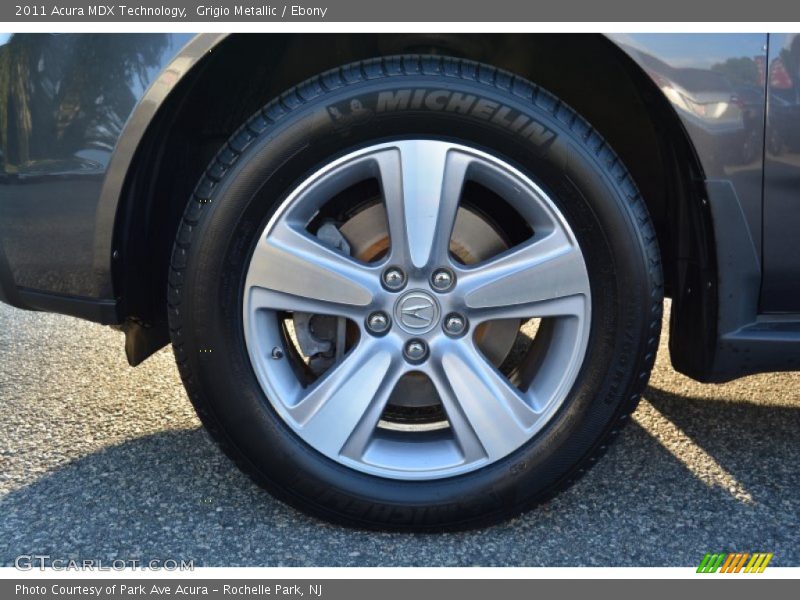 Grigio Metallic / Ebony 2011 Acura MDX Technology