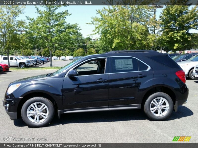 Black Granite Metallic / Jet Black 2015 Chevrolet Equinox LT