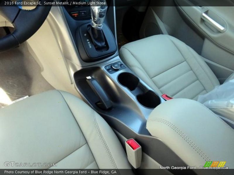 Sunset Metallic / Medium Light Stone 2016 Ford Escape SE