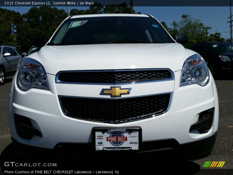 Summit White / Jet Black 2015 Chevrolet Equinox LS