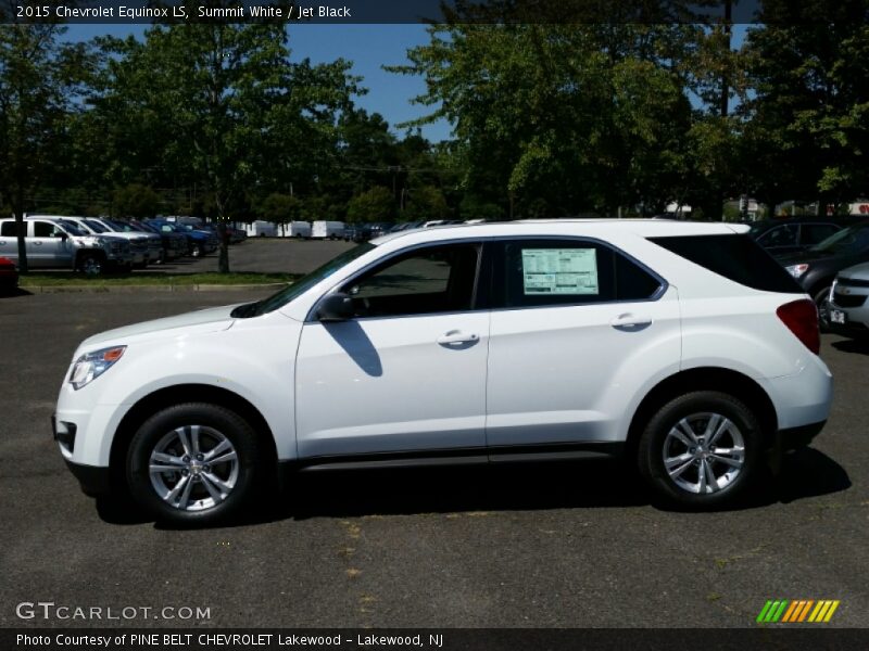 Summit White / Jet Black 2015 Chevrolet Equinox LS