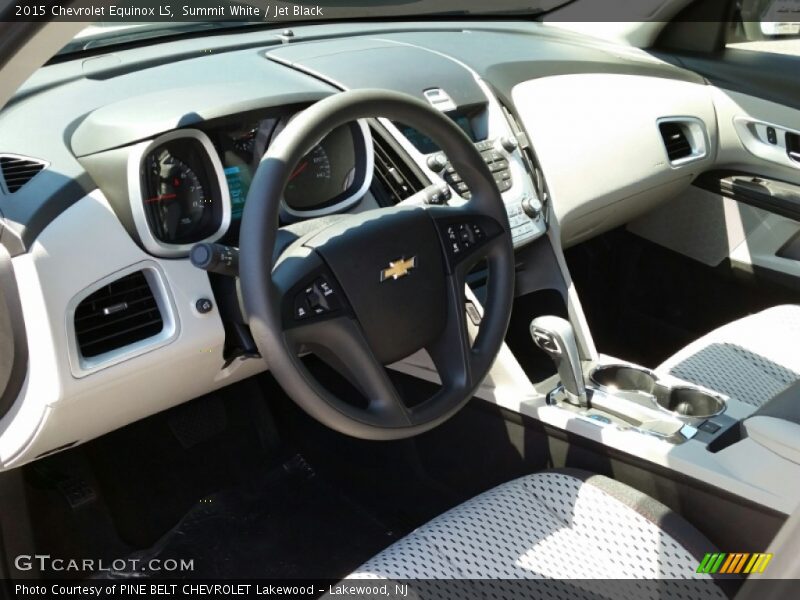 Summit White / Jet Black 2015 Chevrolet Equinox LS