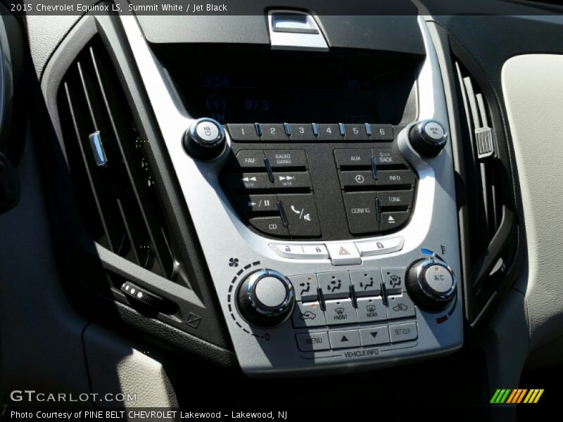 Summit White / Jet Black 2015 Chevrolet Equinox LS