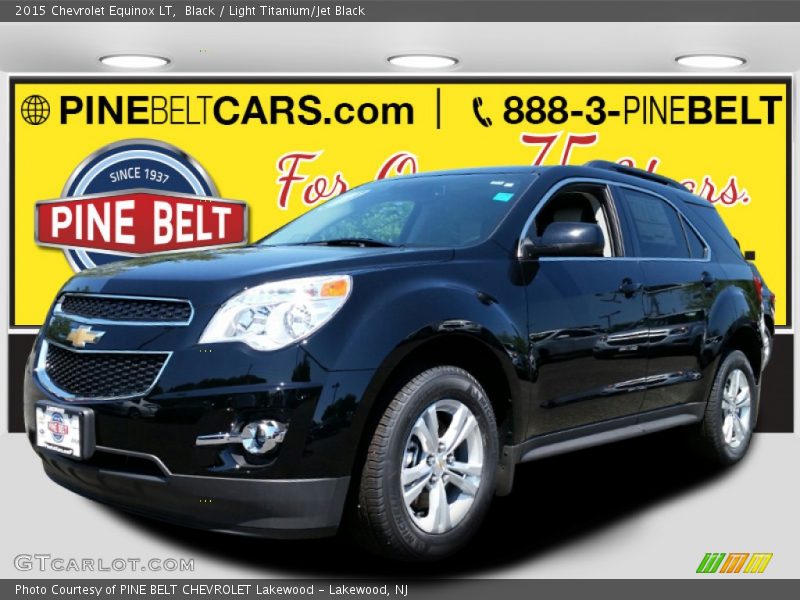 Black / Light Titanium/Jet Black 2015 Chevrolet Equinox LT