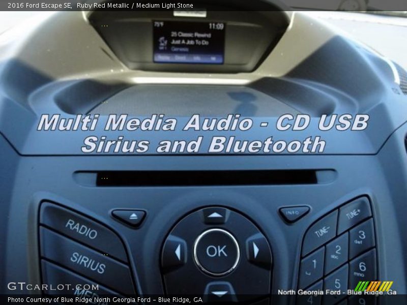 Ruby Red Metallic / Medium Light Stone 2016 Ford Escape SE