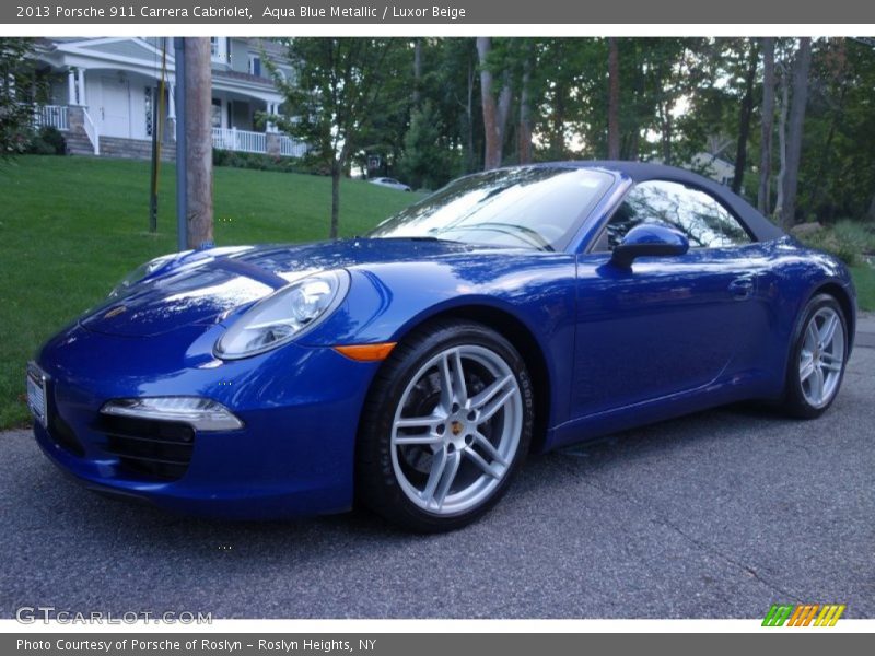 Front 3/4 View of 2013 911 Carrera Cabriolet