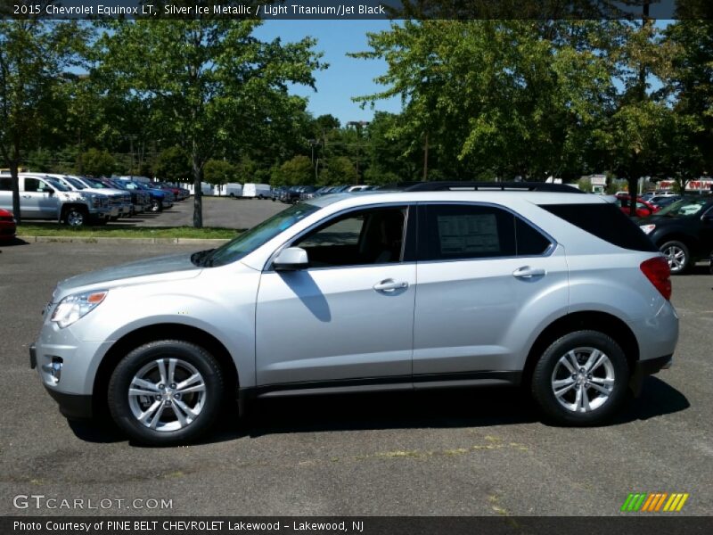 Silver Ice Metallic / Light Titanium/Jet Black 2015 Chevrolet Equinox LT