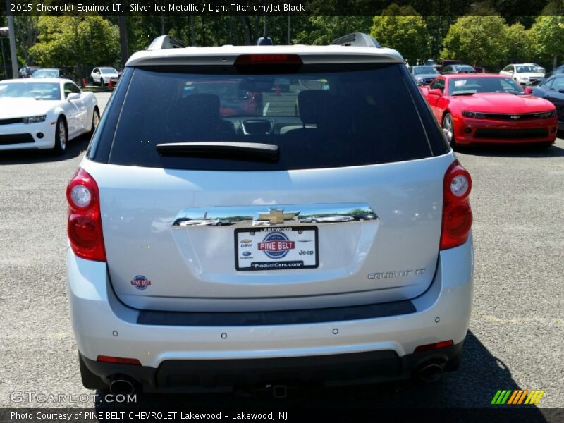 Silver Ice Metallic / Light Titanium/Jet Black 2015 Chevrolet Equinox LT