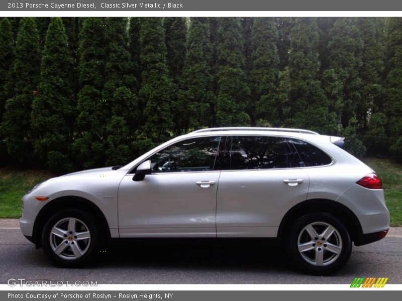 Classic Silver Metallic / Black 2013 Porsche Cayenne Diesel