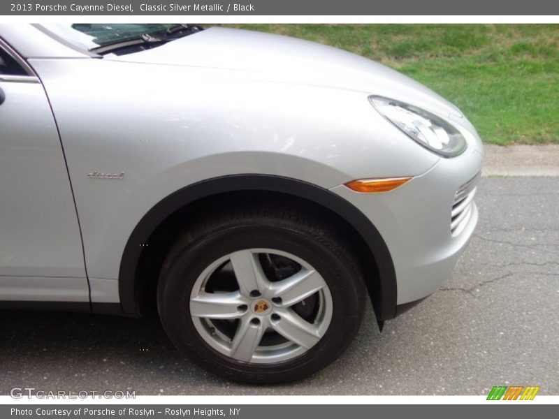 Classic Silver Metallic / Black 2013 Porsche Cayenne Diesel