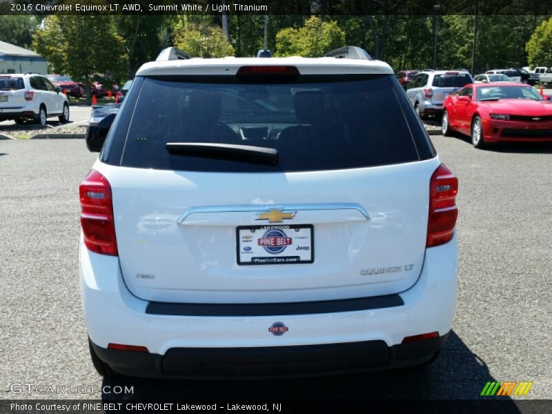 Summit White / Light Titanium 2016 Chevrolet Equinox LT AWD
