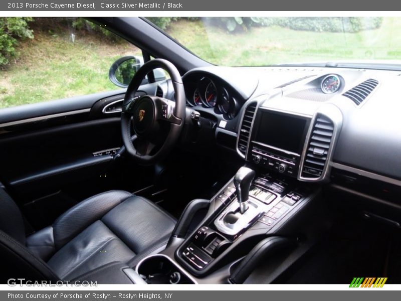 Classic Silver Metallic / Black 2013 Porsche Cayenne Diesel