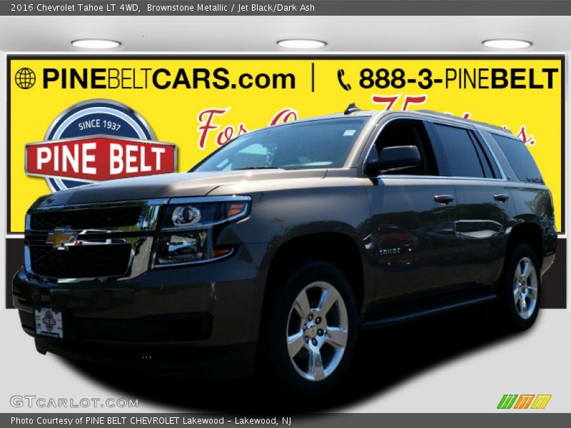 Brownstone Metallic / Jet Black/Dark Ash 2016 Chevrolet Tahoe LT 4WD