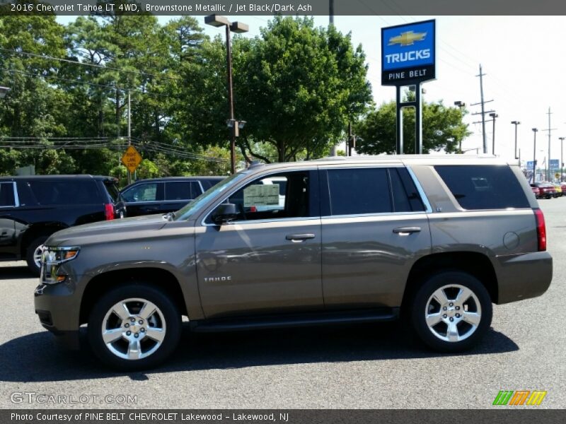 Brownstone Metallic / Jet Black/Dark Ash 2016 Chevrolet Tahoe LT 4WD