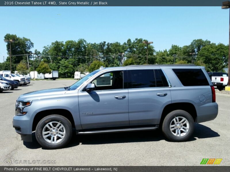 Slate Grey Metallic / Jet Black 2016 Chevrolet Tahoe LT 4WD