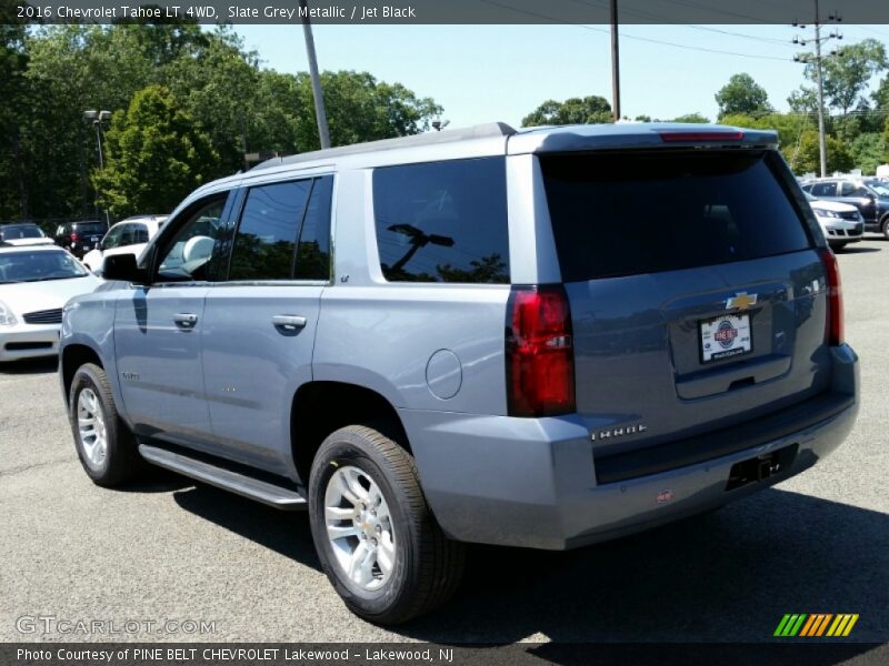 Slate Grey Metallic / Jet Black 2016 Chevrolet Tahoe LT 4WD