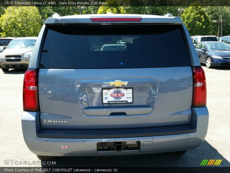 Slate Grey Metallic / Jet Black 2016 Chevrolet Tahoe LT 4WD