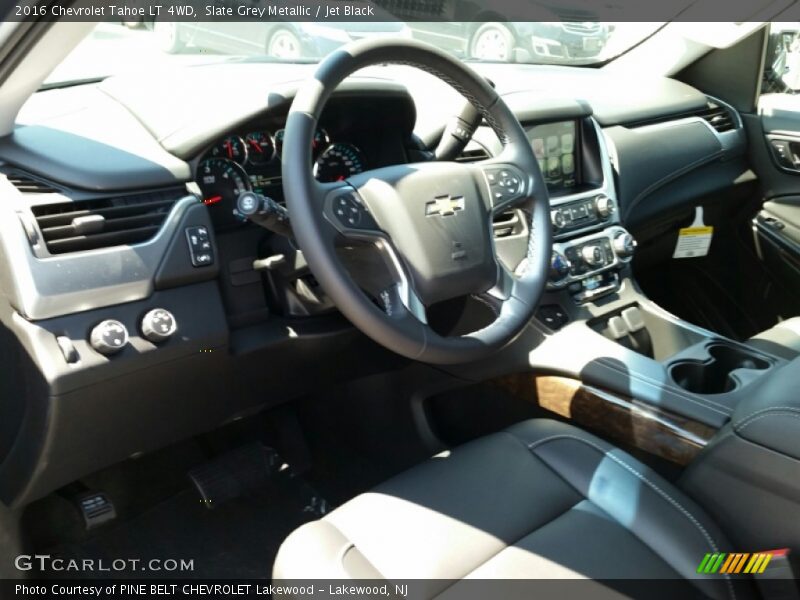 Slate Grey Metallic / Jet Black 2016 Chevrolet Tahoe LT 4WD