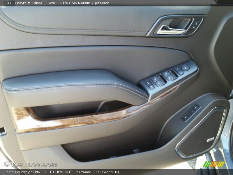 Slate Grey Metallic / Jet Black 2016 Chevrolet Tahoe LT 4WD
