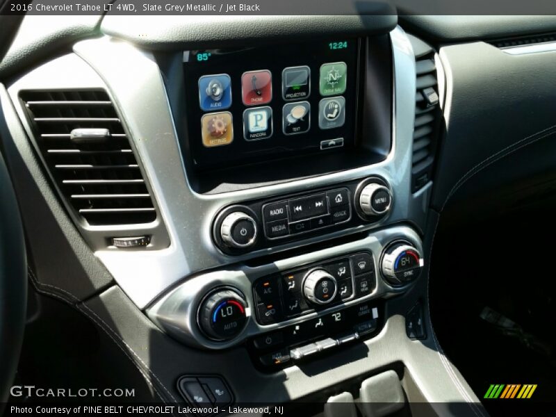 Slate Grey Metallic / Jet Black 2016 Chevrolet Tahoe LT 4WD