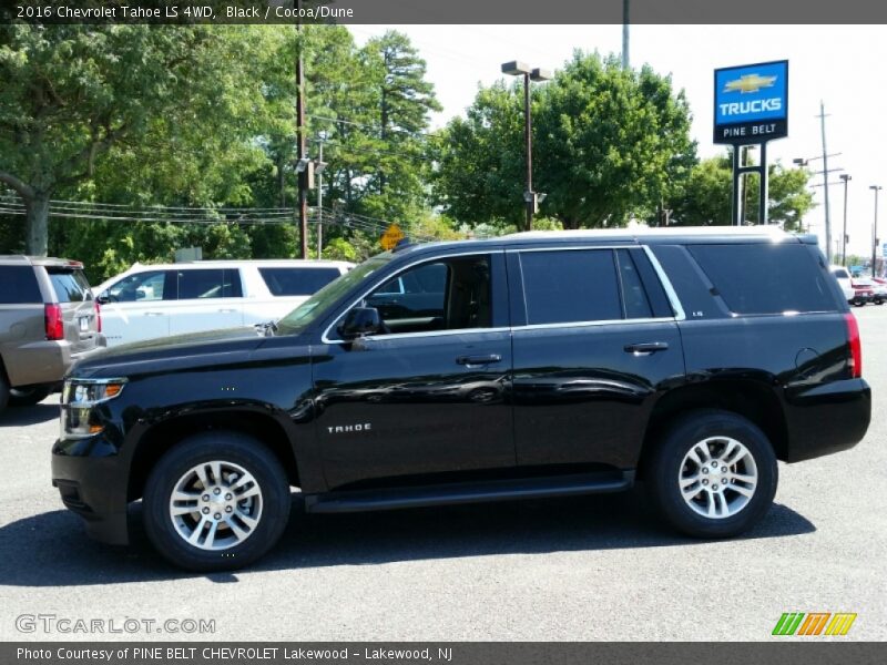 Black / Cocoa/Dune 2016 Chevrolet Tahoe LS 4WD