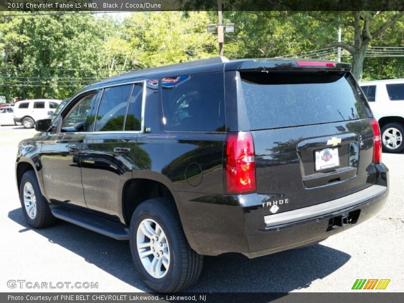 Black / Cocoa/Dune 2016 Chevrolet Tahoe LS 4WD